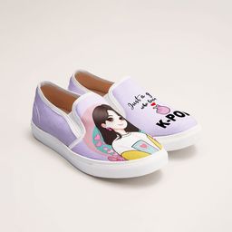 THE QUIRKY NAARI Women Printed Slip-On Sneakers-picture-43