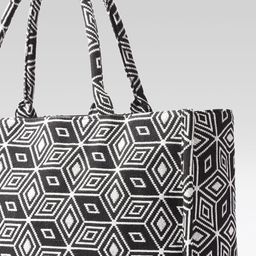 Anouk Geometric Textured Structured Tote Bag image 2
