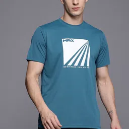 HRX by Hrithik Roshan Printed Running T-shirt-image-91