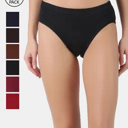 Dollar Women Pack of 7 Assorted Hipster Briefs MLHPT-01S-PO7-ASST-image-66