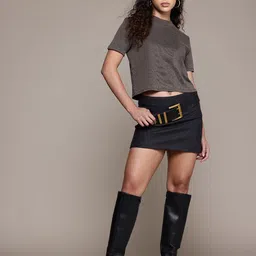 MANGO Knitted T-shirt-image-9