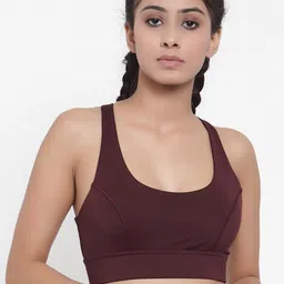 Invincible Women Cross Strap Sports Bra-picture-32