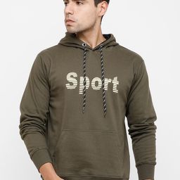MADSTO Men Olive Green Solid Sweatshirt-picture-14