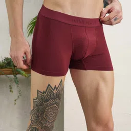 DAMENSCH Men Red Solid Anti-Bacterial Trunk-picture-49