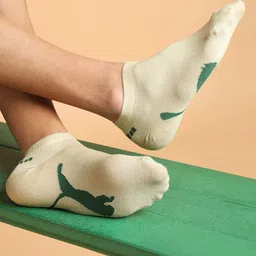 Puma Unisex Pack Of 3 Printed Ankle Length Socks-image-87