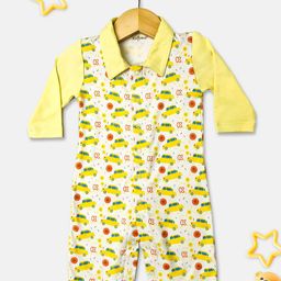 Kidbea Infants Printed Pure Bamboo Cotton Rompers-image-48