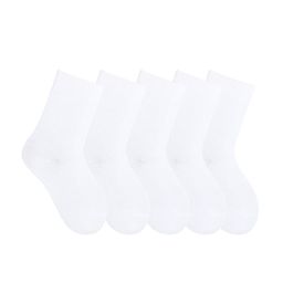 Bonjour Kids Pack of 5 Assorted Calf-Length School Socks-image-25