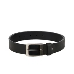 Peter England Men Black Solid Leather Belt-picture-28