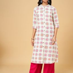 YU by Pantaloons Ethnic Motifs Printed Kurta-image-95
