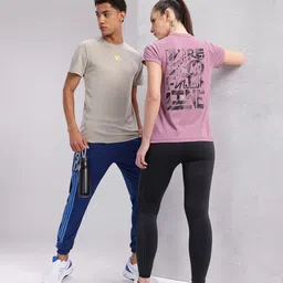 HRX by Hrithik Roshan Couple Collection Typography Printed Running T-Shirt-image-95