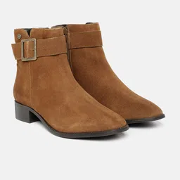 Nautica Women Mid-Top Buckle Detailing Regular Boots-image-42