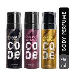 Wild Stone Men Pack of 3 Body Spray 360ml-14