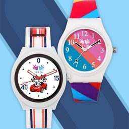 JI & JA Unisex Kids Dial & Straps Analogue Watch JJ113106-24