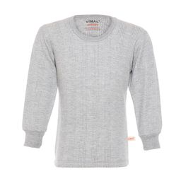 VIMAL JONNEY Girls Grey Melange Thermal Top-image-54