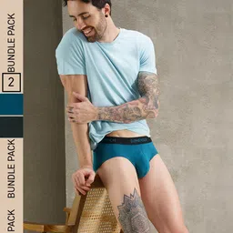 DaMENSCH Mens Pack of 2 Premium Cotton Briefs-picture-25