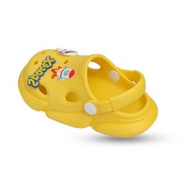 Yellow Bee Boys Space-X Motifs Rubber Clogs-35