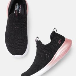 Skechers Girls Ultra Flex Metamorphic Slip-On Sneakers-21