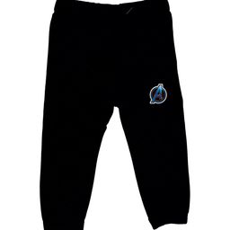 Marvel by Wear Your Mind Kids Black Solid Pure Cotton Joggers-image-82