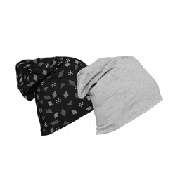 VIMAL JONNEY Unisex Pack of 2 Beanies-15