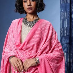 Taavi Geometric Printed Cotton Dupatta-27
