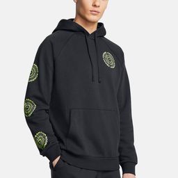 UNDER ARMOUR Rival Fleece HBR Logo Printed Hooded Sweatshirt-image-56