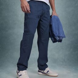 The Roadster Life Co. Men Straight Fit Cargos-image-64
