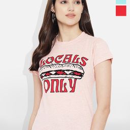 Fabflee Women Multicoloured 3 Printed T-shirt-image-95