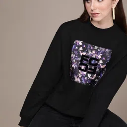 French Connection Brand Logo Graphic Printed Sweatshirt-picture-58
