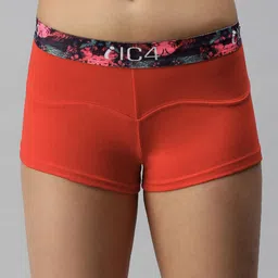 IC4 Women Red & Black Solid Pack of 2 Boy shorts-image-15