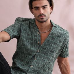 FILORI Men Classic Animal Opaque Casual Shirt-image-92