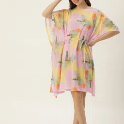 Clt.s Swimwear Kaftan Cover Up Dress-image-4