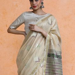 SARHA Woven Design Zari Chanderi Cotton Saree-picture-0