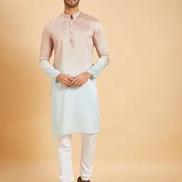 HILO DESIGN Ombre Dyed Regular Kurta With Pyjamas-picture-6