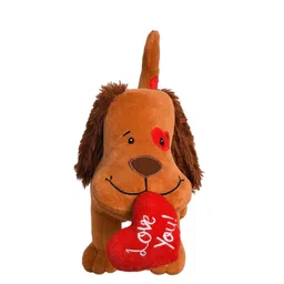 Ultra Kids Brown Stuffed Dog Soft Plush Toy-40