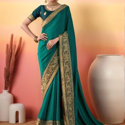 Sangria Embellished Saree With Blouse Piece-picture-39