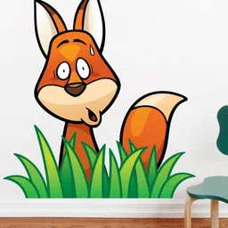 rawpockets Multicolored Fox Set Wall Stickers-image-42
