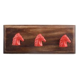 Indianshelf Red Horse Wall Hooks Key Holder-image-48