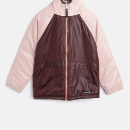 Cherry Crumble Kids Maroon Solid Padded Jacket-picture-35