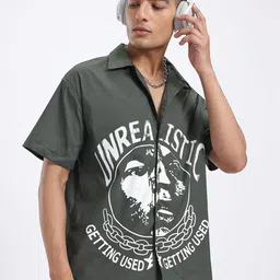 glitchez Graphic Grunge Drop-Shoulder Relaxed Shirt-picture-11