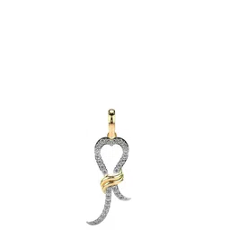 VALANOVA Women Sterling Silver & Diamond Pendant 0.19cts-picture-1