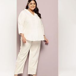 Qurvii+ Plus Size Tunic With Trousers-18
