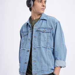 glitchez Raw Edge Denim Jacket-picture-52