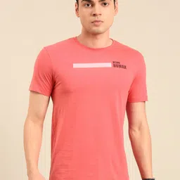 Being Human Pure Cotton T-shirt with Minimal Print-image-22