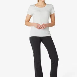 NYAMBA By Decathlon Women Black Solid TrackPant-image-39