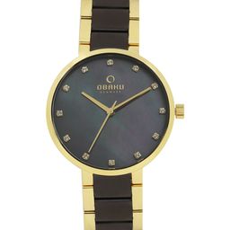 Obaku Women Pearly Black Analogue Watch V189LXGBSB-image-71