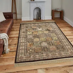OBSESSIONS Multicoloured Ethnic Motifs Anti-Skid Carpet-22