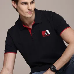 Nautica Polo Collar Pure Cotton T-shirt-picture-3