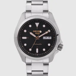 SEIKO Men Black 5 Sports Automatic Analogue Watch SRPE57K1-28