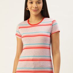 FEMEA Horizontally Striped T-shirt-picture-46