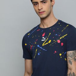 Puma Printed Pure Cotton Slim Fit Outdoor T-shirt-image-16